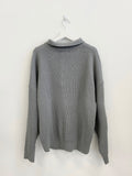Over Balloon PK Collar Knit