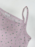 Flower Satin Layered Bustier One Piece