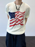 USA flag summer knit