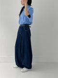 Pigment Nylon Overfit Short Sleeve Shirt