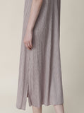 [Premium] Issey Pleated Half Pola One-Piece