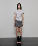 Asymmetrical Draped T-Shirt