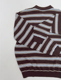 [unisex/wool 50%] Mentor Stripe Overfit Knit
