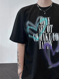 Heart spray half T-shirts