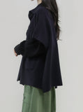 [Premium] May Wool Poncho Vest
