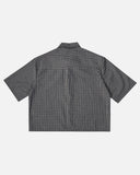 Into Seersucker Crop Short Sleeve Shirt