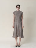 [Premium] Issey Pleated Point Long One Piece