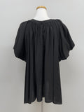 [Strap SET] Bardi Puff Frill Blouse