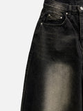 Ramie Brush Balloon Denim Pants