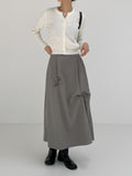 Cash Cable V-neck Knit