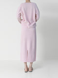 [Premium] Penny Whole Garment Wool Skirt