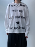 Love Lettering Waffle Tee