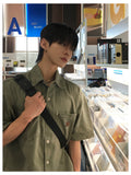 Sus patch work half shirt