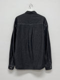 [Long sleeve ver.] Snap washing overfit denim shirt