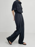 Zed two-way banding nylon slacks