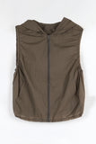 Nylon hood vest