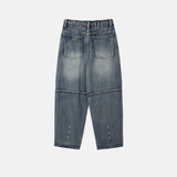 Snap Dart Wide Banding Denim