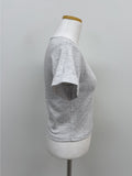 Roll-up Short Sleeve Crop T-Shirt