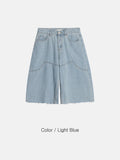 Foil Carpenter Bermuda Denim Pants