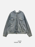Ain Trucker Denim Hood Jacket