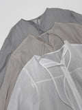 Charlie See-Through Loose Fit Blouse