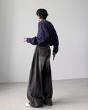 Flux Pintuck Wide Denim