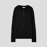 Yeezy Relax Fit Henley Neck Hoodie