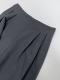 [Skirt SET] Fondue Banding Wide Slacks
