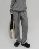 Uni Ribbed Knit Setup Pants