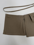 [Layered] Minuet Wrap Skirt Pants