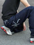 Esther Lettering Denim Pants