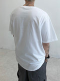 Semi box basic half T-shirt