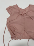 Yuke String Crop Blouse