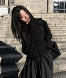 CLASSIC TOGGLE CROP COAT