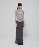 Asymmetrical Draped Hoodie (FL-127)