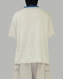 Medi collar short sleeve knit
