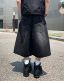 Doyle Washed Bermuda Denim