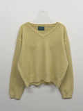 Pomi V-neck Crop Knit