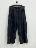 Wrinkle Washing Dark Balloon Denim PT