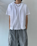 Summer Mesh Hood Vest Zip-up