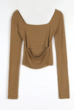 Berry Two Way Open Tee