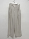 [summer] Modern Linen Two-Tuck Wide Slacks