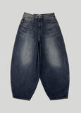 Cat Brush Washing Balloon Denim