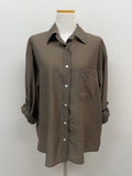 Roll-up Tencel Loose Fit Shirt