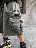 Bear Pigment Cargo Bermuda Pants