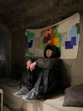 Pigment Washing Boxy Hoodie