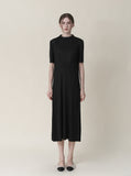 [Premium] Issey Pleated Half Pola One-Piece