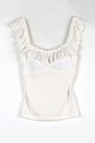 Bell frill cap sleeveless