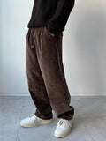Two-Tone Velvet Banding Pants