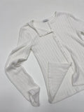 Punching Round Cardigan T-shirt